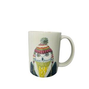 Lori Siebert CHEERS Lori Siebert cup mug Owl Knit Sweater Hat cute owl mug